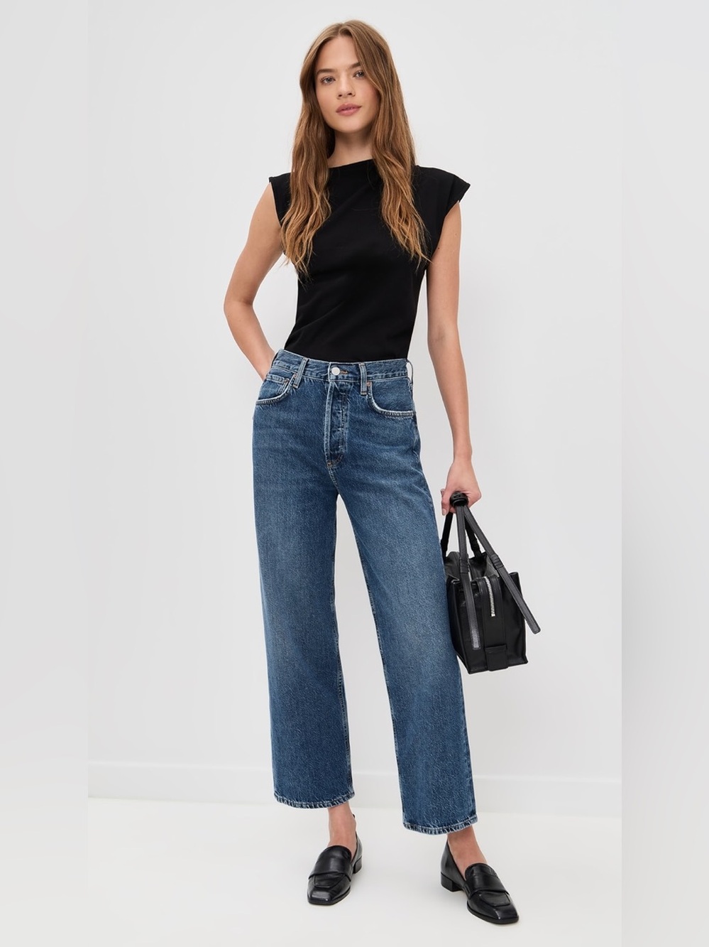 AGOLDE | Ren High Rise Wide Leg Jeans In control | 26